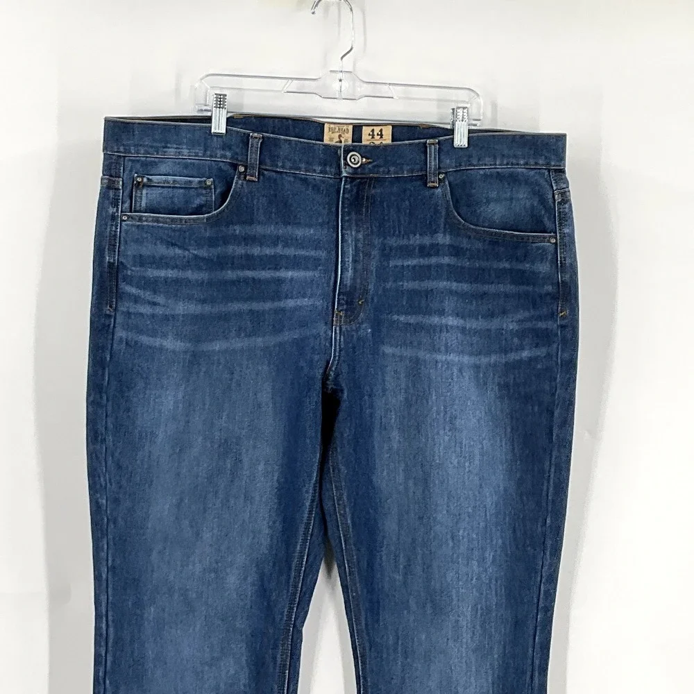 RedHead Brand Co Mens Jeans Men Straight Leg‎ Blue 44x34 Workwear Denim